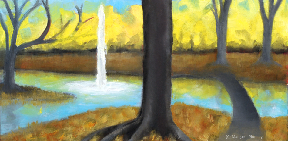 Yoyogi Park in Yellow